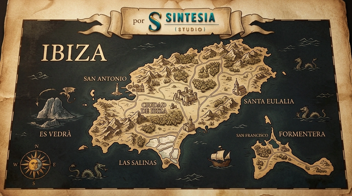 Creatividad visual generada para Sintesia Studio